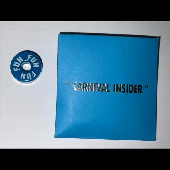 Carnival Cruise Carnival Insider Effy Fun Barrel Blue NIP - Picture 2 of 3